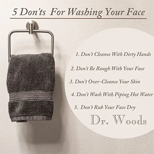 Dr. Woods Black Soap Liquid Facial Cleanser with Organic Shea Butter, 8 Ounce (Pack of 2)