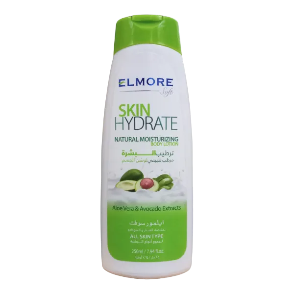 Elmore Soft Skin Hydrate Natural Moisturizing Body Lotion Aloe Vera & Avocado Extracts 250ml