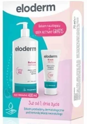ELODERM Moisturizing Lotion 400ml   Active Cream 75ml FOR FREE