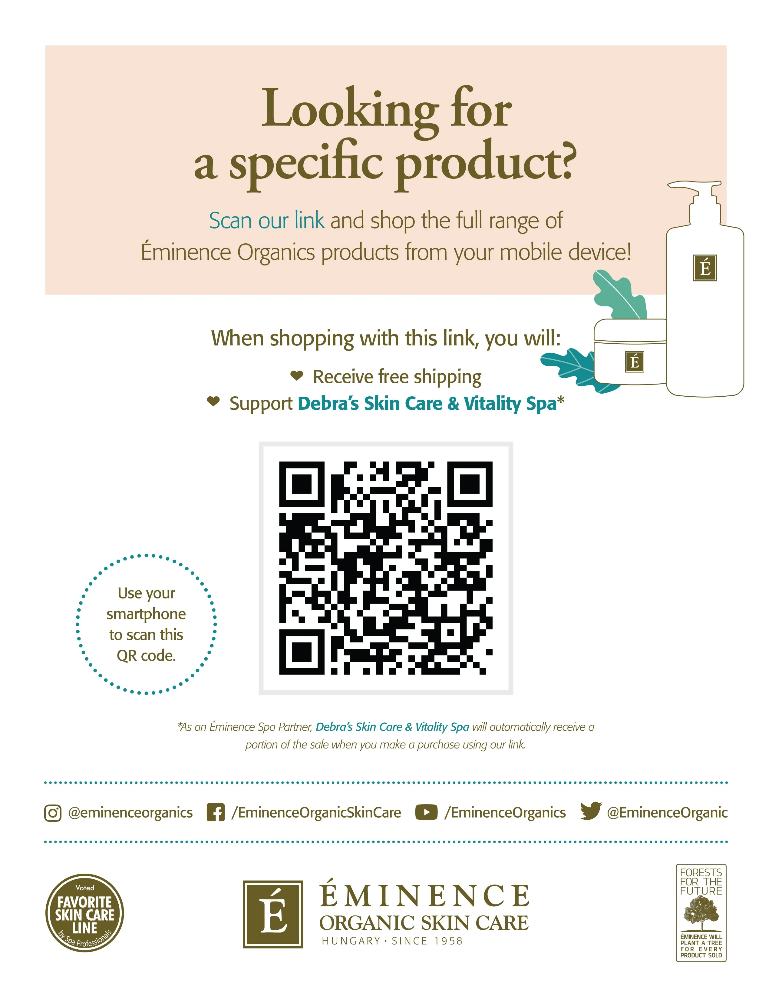 Eminence Organics Herbal Eye Make-up Remover