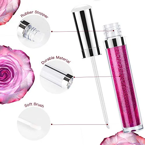 Empty Lip Gloss Tubes ULG 4ml Clear Lip Gloss Balm Containers Sliver