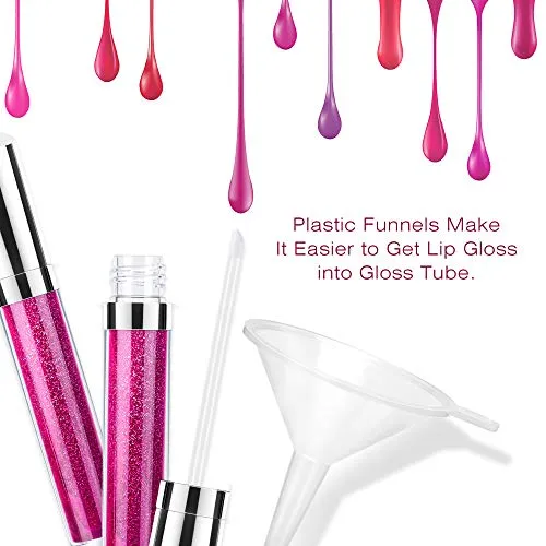 Empty Lip Gloss Tubes ULG 4ml Clear Lip Gloss Balm Containers Sliver