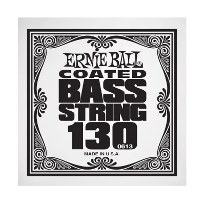 Ernie Ball 0613EB .130 Single Coated Nickel Wound Electric Bass String