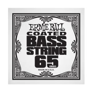 Ernie Ball 0665EB .065 Single Coated Nickel Wound Electric Bass String