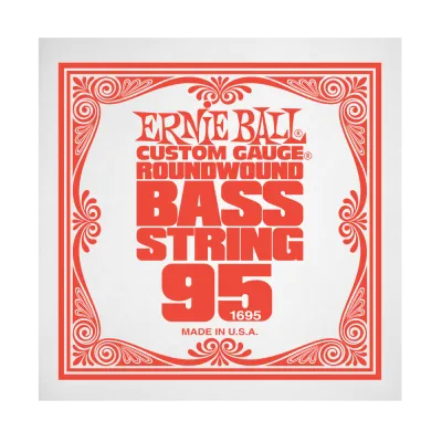 Ernie Ball 1695EB .095 Single Nickel Wound Electric Bass String