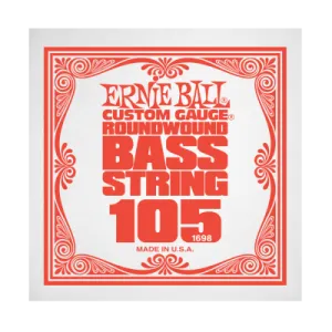 Ernie Ball 1698EB .105 Single Nickel Wound Electric Bass String
