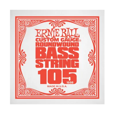 Ernie Ball 1698EB .105 Single Nickel Wound Electric Bass String