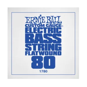 Ernie Ball 1780EB .080 Single Flatwound Electric Bass String