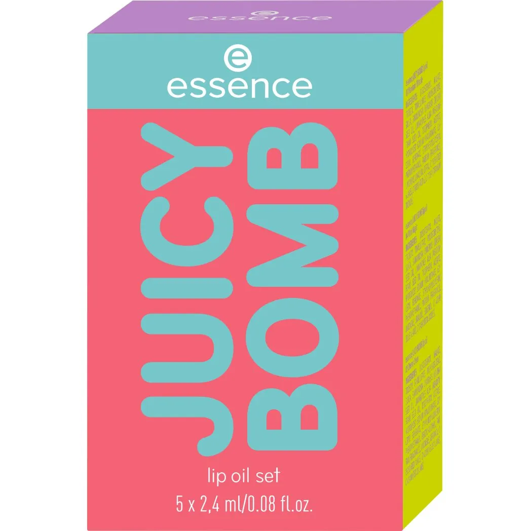 Essence Juicy Bomb Lip Oil Set (5 x 2.4ml)