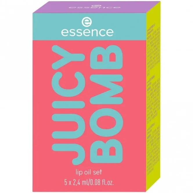Essence Juicy Bomb Lip Oil Set 5 x 2.4ml