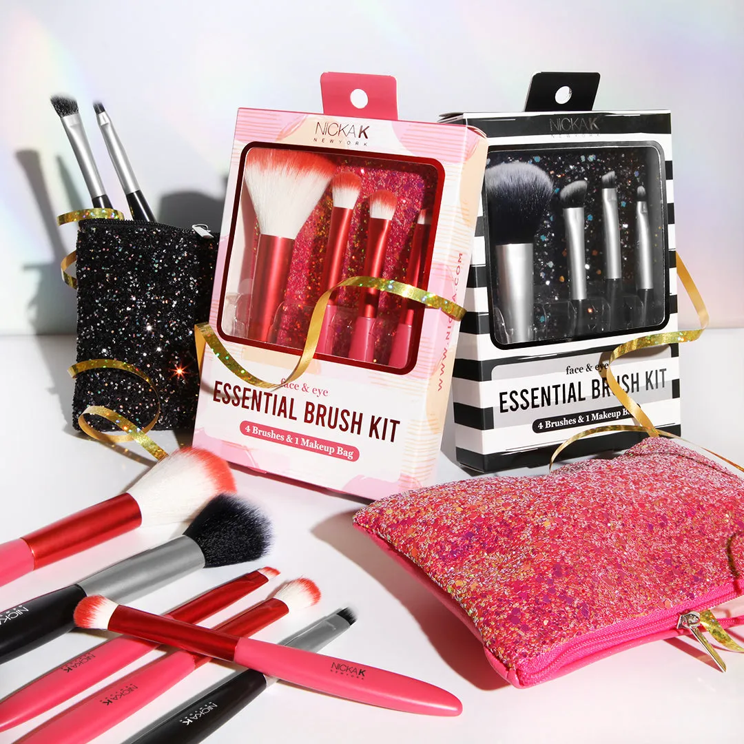 ESSENTIAL BRUSH KIT - Travel Size (Red)