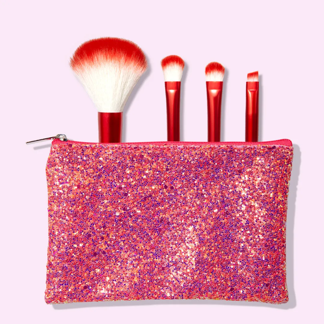 ESSENTIAL BRUSH KIT - Travel Size (Red)