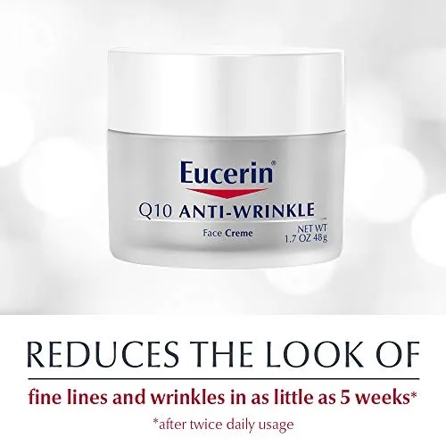 Eucerin Q10 Anti-Wrinkle Face Cream, Face Cream for Sensitive Skin