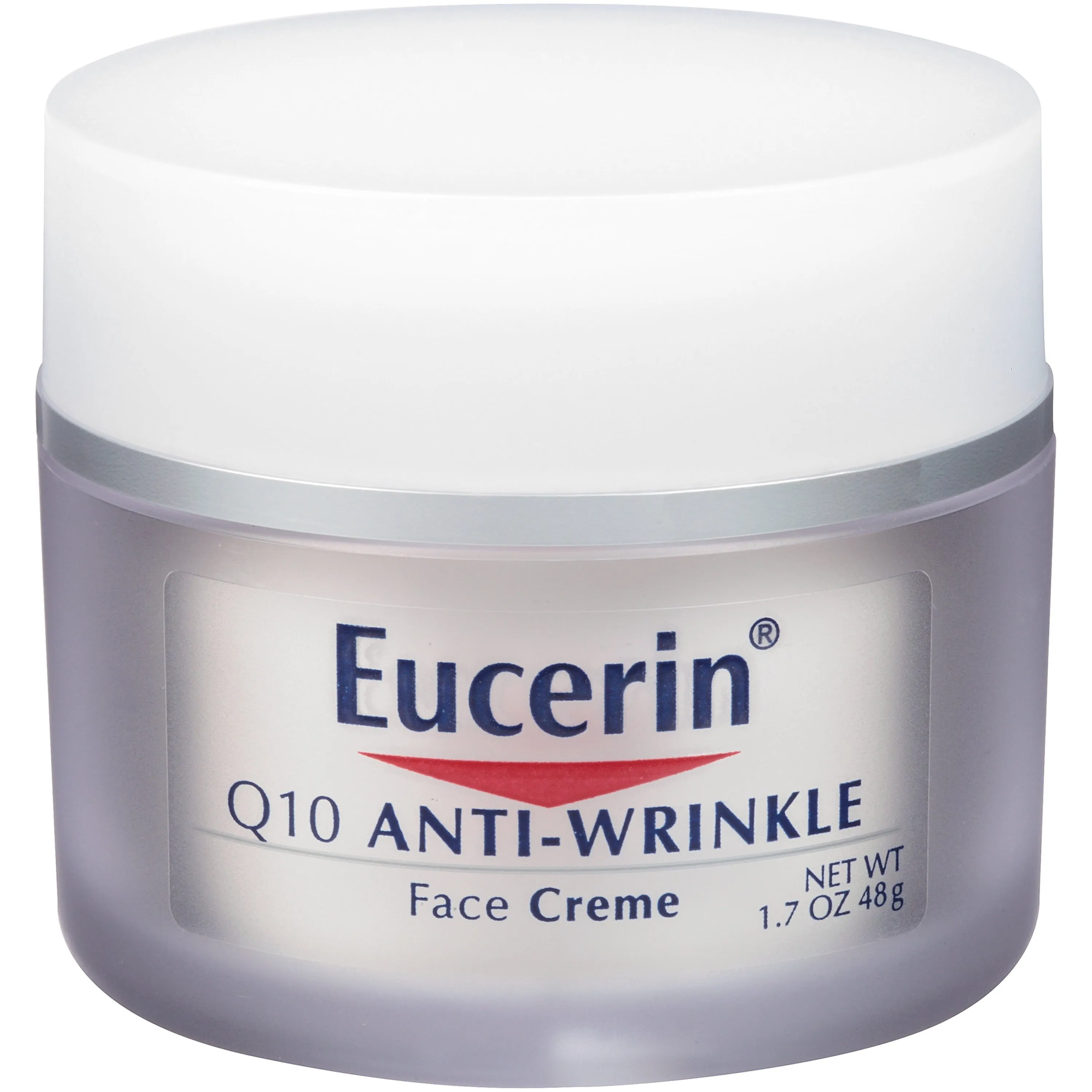Eucerin Q10 Anti-Wrinkle Face Cream for Sensitive Skin, 1.7 Oz Jar