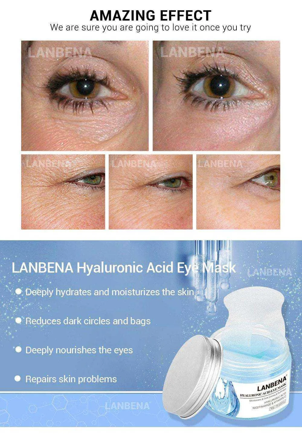 Eye Mask Collagen Eye Patch Skin Care Moisturizing Gel