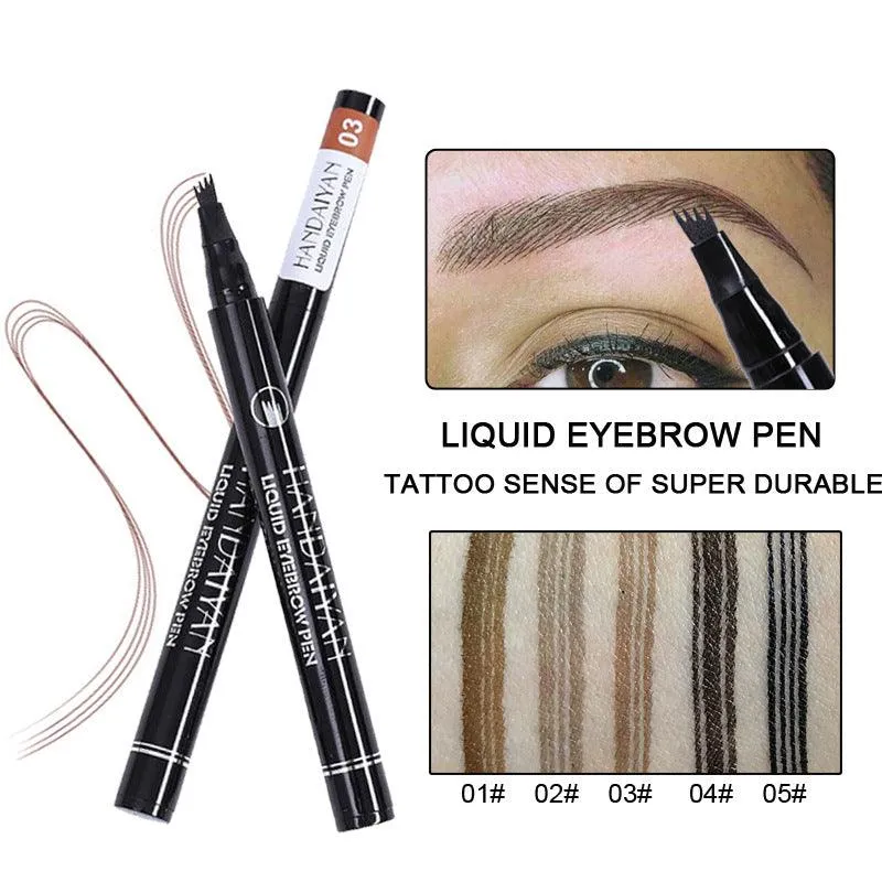Eyebrow Pencil with Four Heads Waterproof