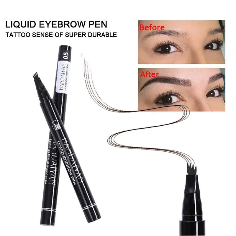 Eyebrow Pencil with Four Heads Waterproof