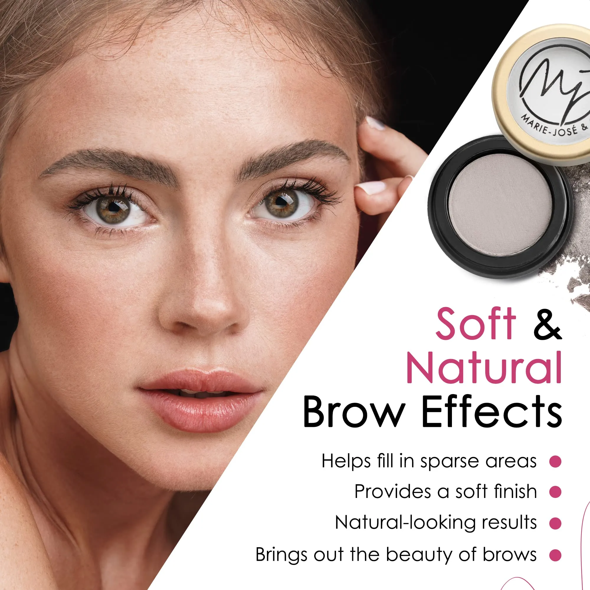Eyebrow Powder Ash Blond - Effortless, Natural Brows - Marie-José & Co