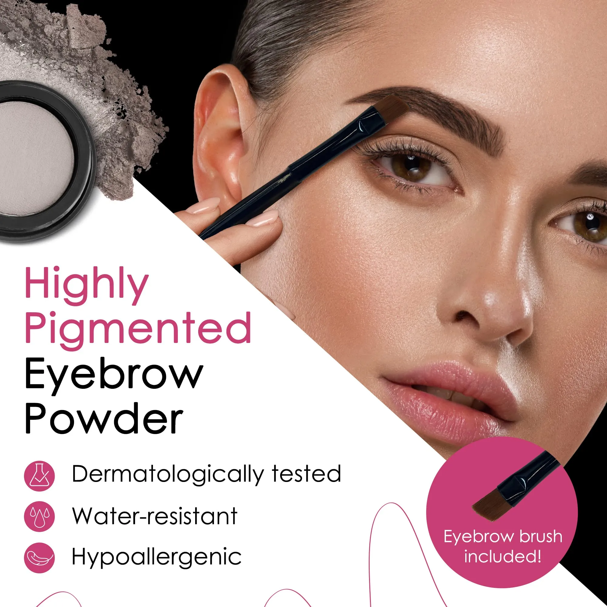 Eyebrow Powder Ash Blond - Effortless, Natural Brows - Marie-José & Co