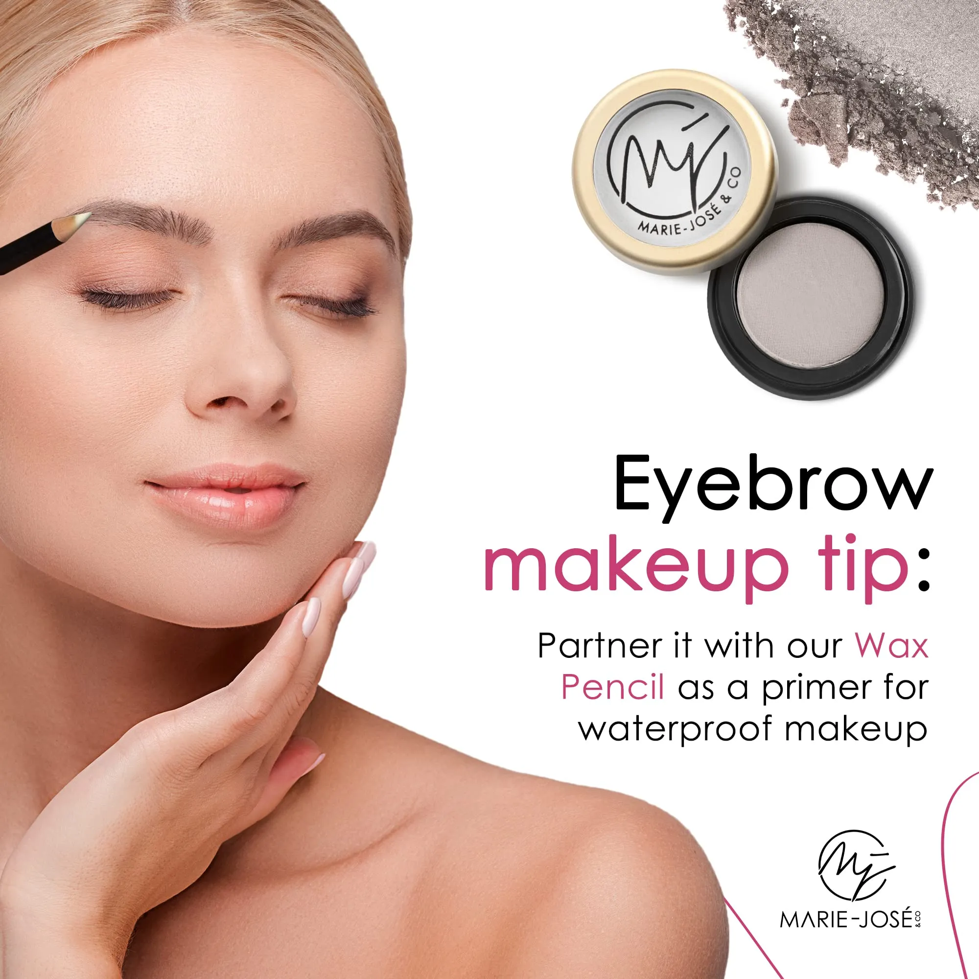 Eyebrow Powder Ash Blond - Effortless, Natural Brows - Marie-José & Co