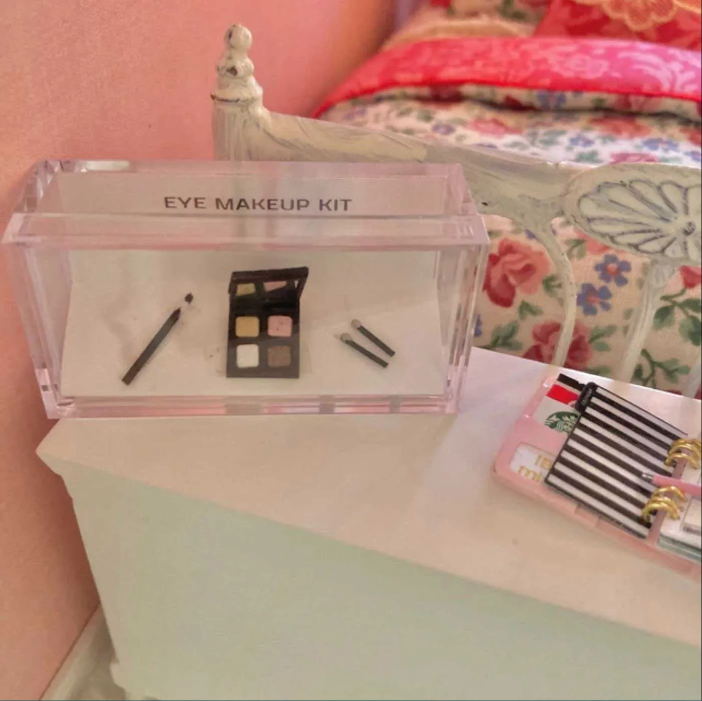 Eyeshadow Palette and Eye Liner Set Dollhouse Makeup