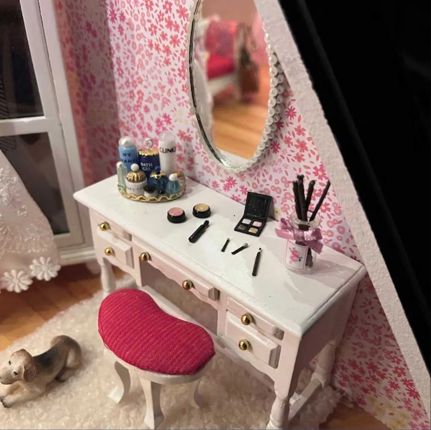 Eyeshadow Palette and Eye Liner Set Dollhouse Makeup