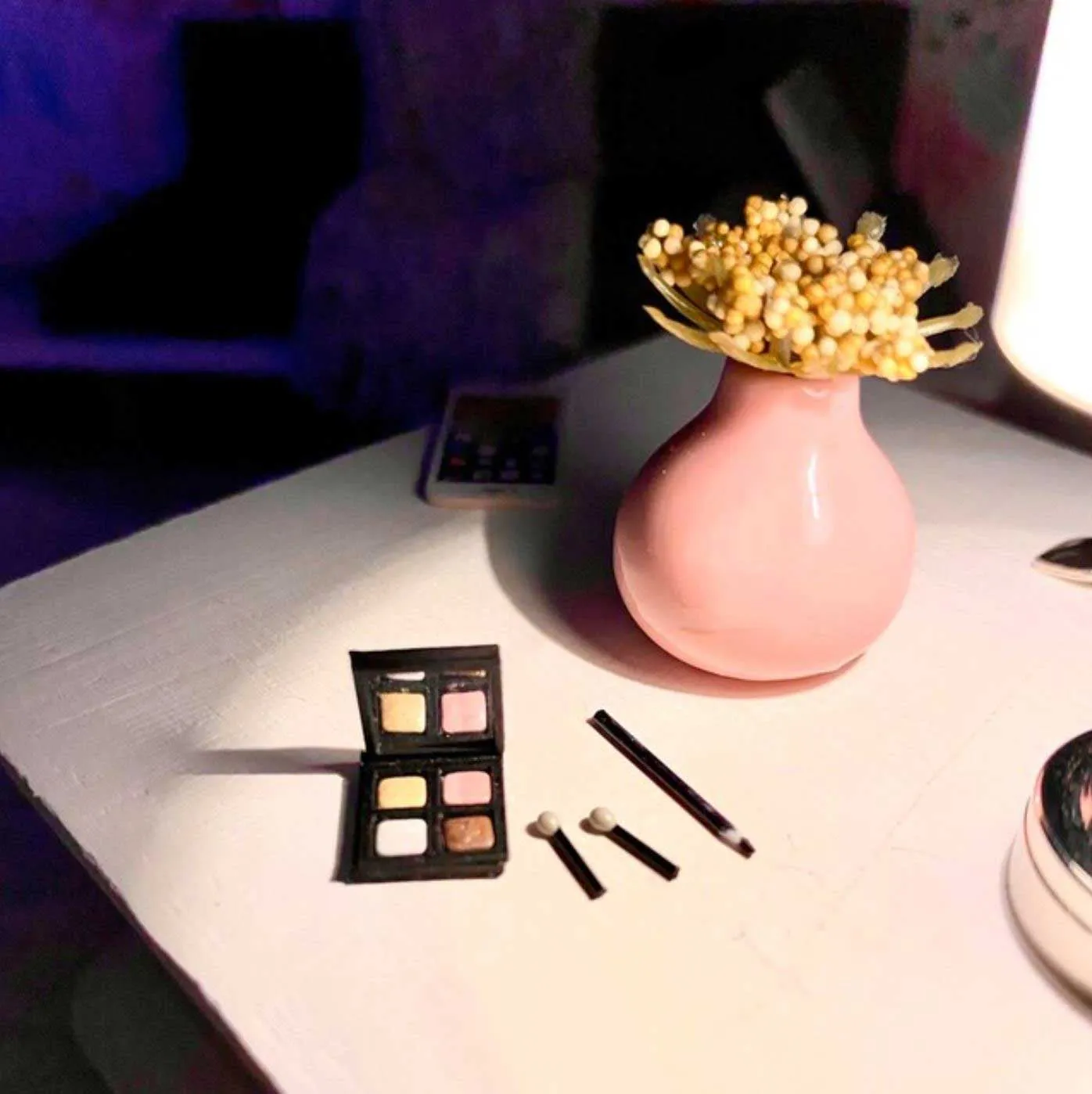 Eyeshadow Palette and Eye Liner Set Dollhouse Makeup