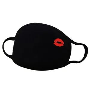 Face mask 3PC Simple Cotton Mask Simple Unisex Black Breathable Mouth