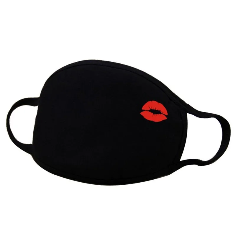 Face mask 3PC Simple Cotton Mask Simple Unisex Black Breathable Mouth