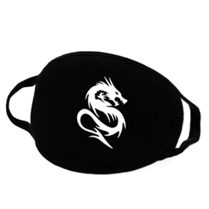 Face mask 3PC Simple Cotton Mask Simple Unisex Black Breathable Mouth