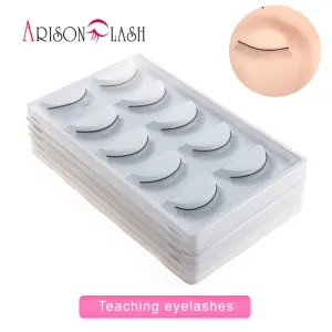 False eyelashes Extension Makeup Practice