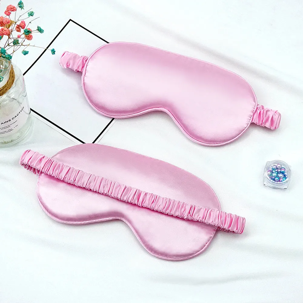 Faux Silk Eye Patch Shading Sleep Eye Mask Eyepatch Travel Relax Cover Eyeshade Health Sleeping Shield Eye Care Tools