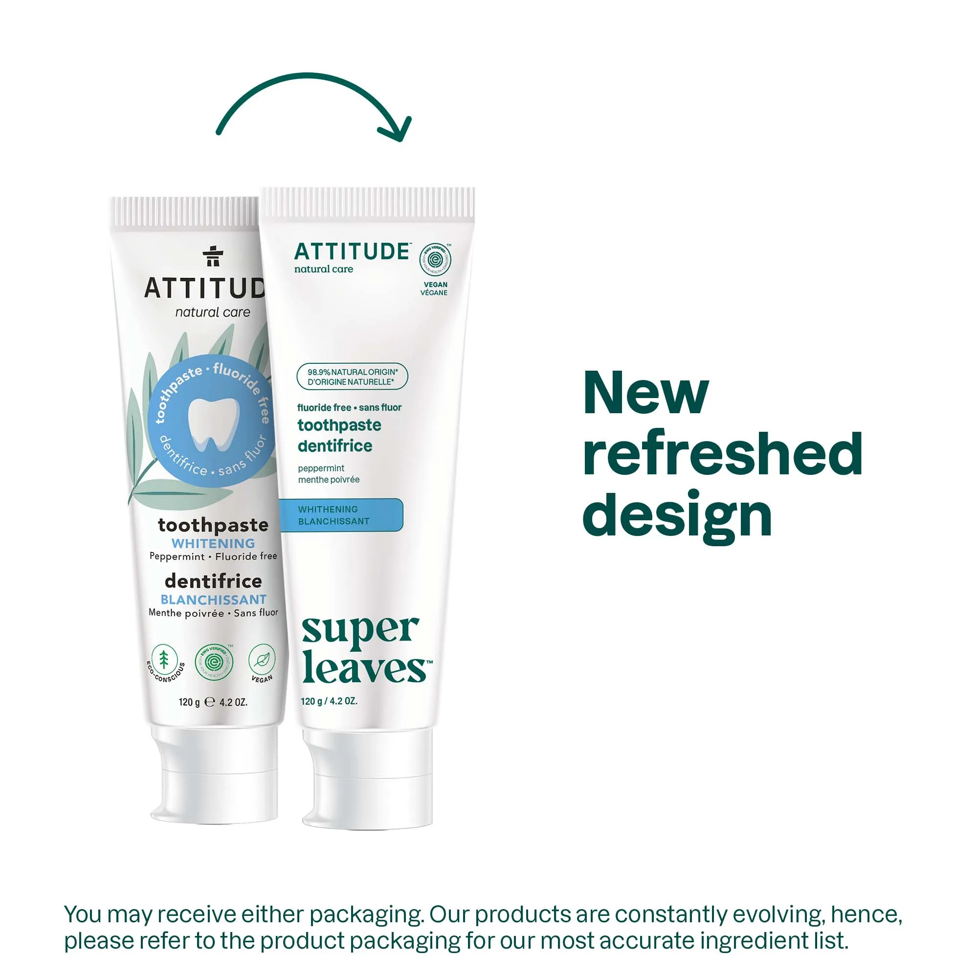 Fluoride-free toothpaste – whitening