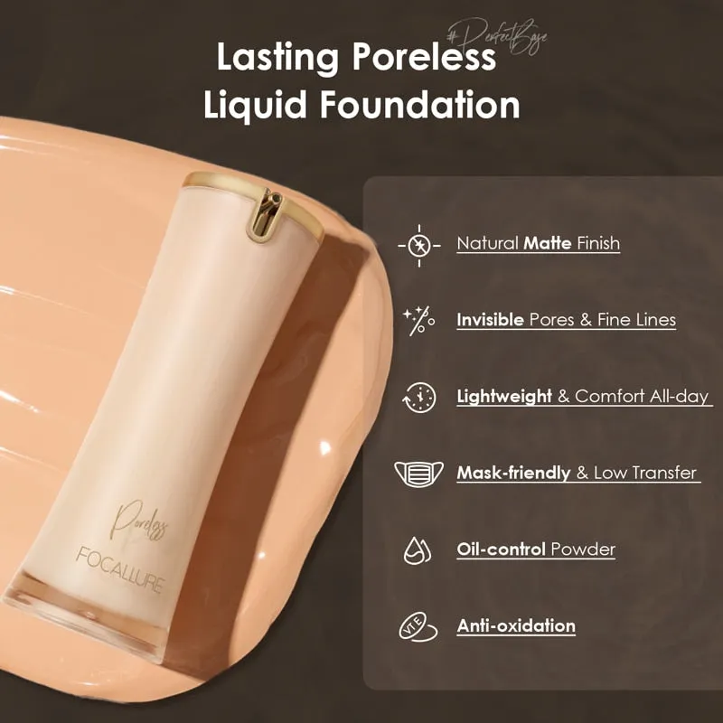 Focallure 30ml Base Face Matte Liquid Foundation Makeup Oil Control