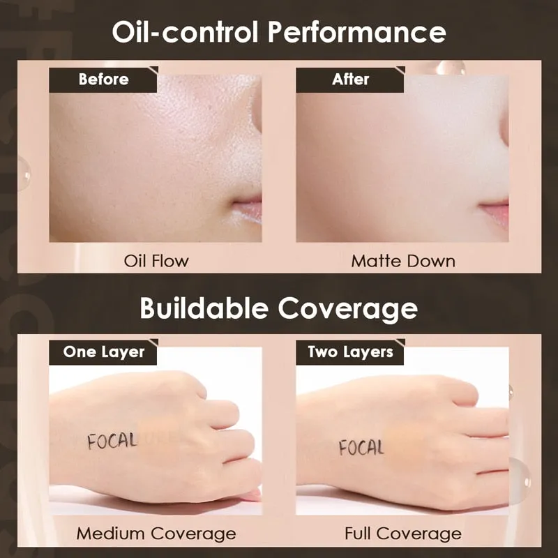 Focallure 30ml Base Face Matte Liquid Foundation Makeup Oil Control