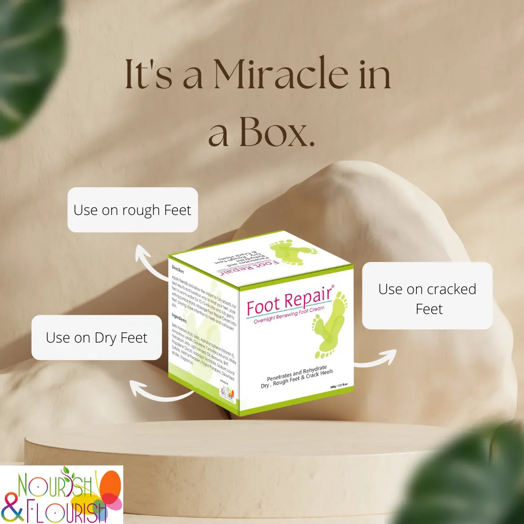 Foot Repair Cream - Cracked Heels - Callus Removal - Baby like Soft Feets