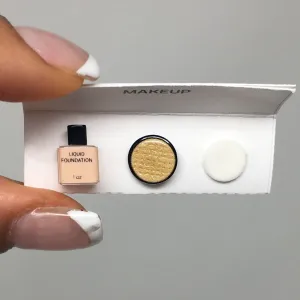 Foundation and Pressed Powder Set Dollhouse Makeup
