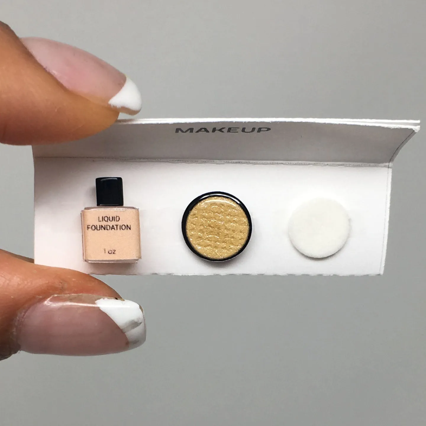 Foundation and Pressed Powder Set Dollhouse Makeup