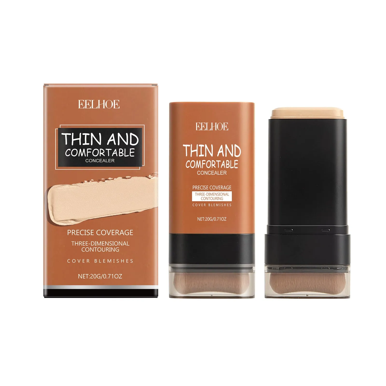 Foundation Stick With Brush,Makeup Foundation