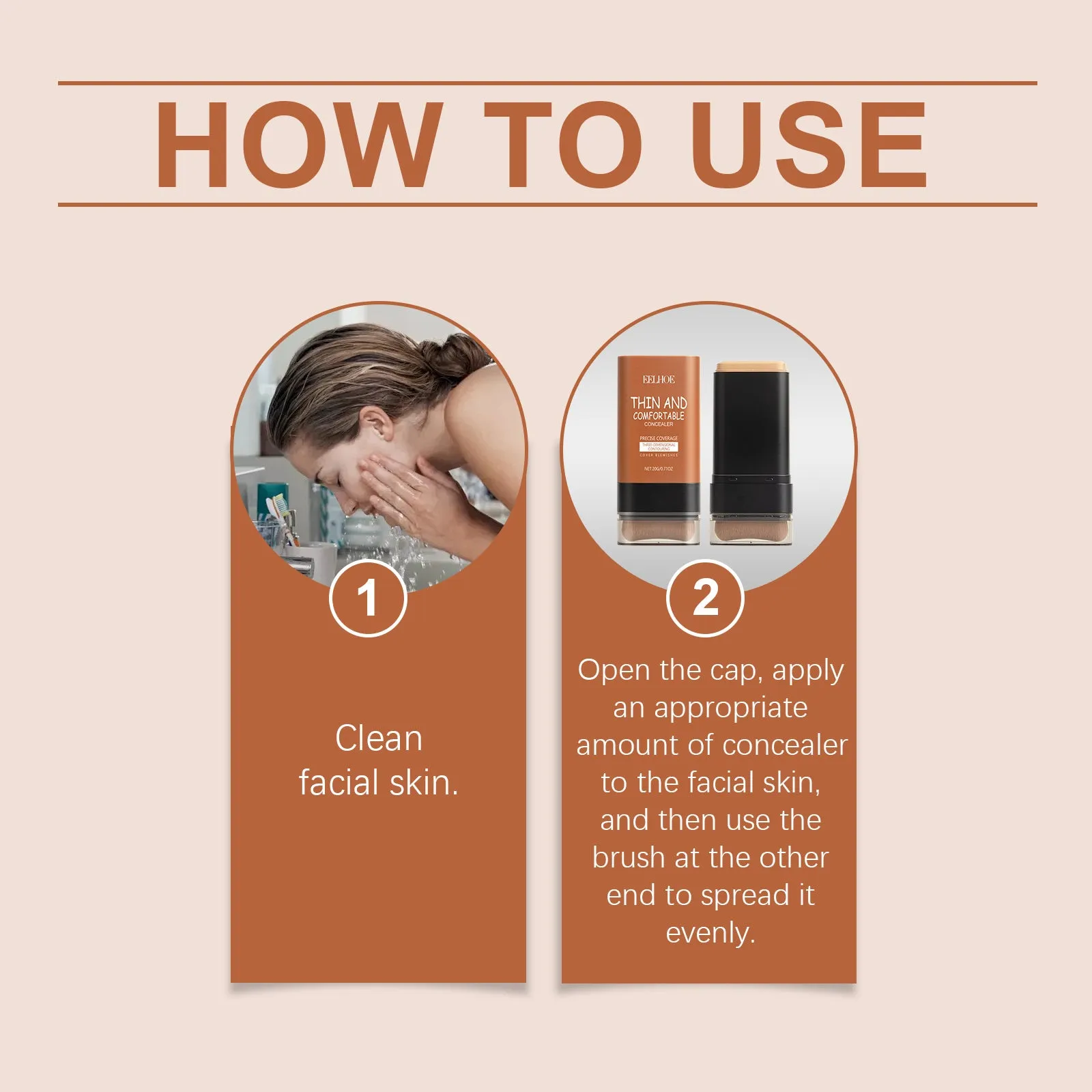Foundation Stick With Brush,Makeup Foundation