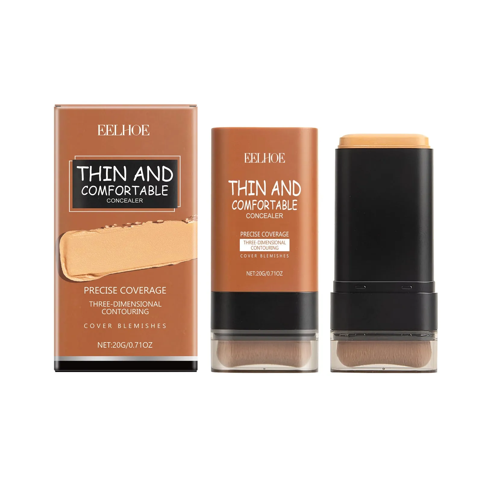 Foundation Stick With Brush,Makeup Foundation