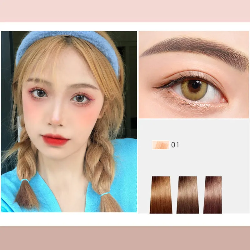 Four-Headed Bifurcated Eyebrow Pencil