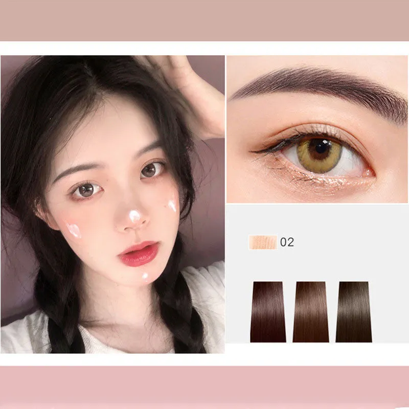 Four-Headed Bifurcated Eyebrow Pencil