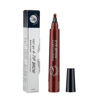 Four-Headed Bifurcated Eyebrow Pencil