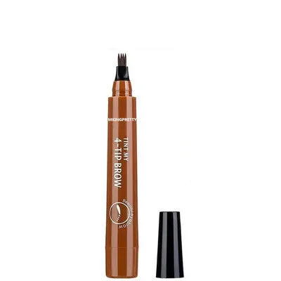 Four-Headed Bifurcated Eyebrow Pencil