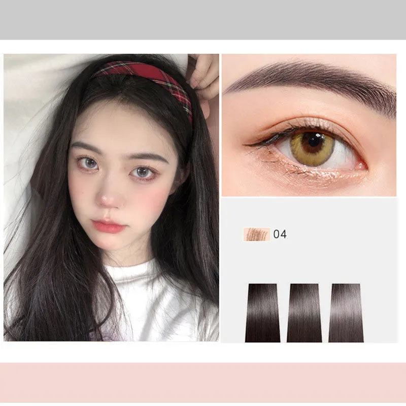 Four-Headed Bifurcated Eyebrow Pencil