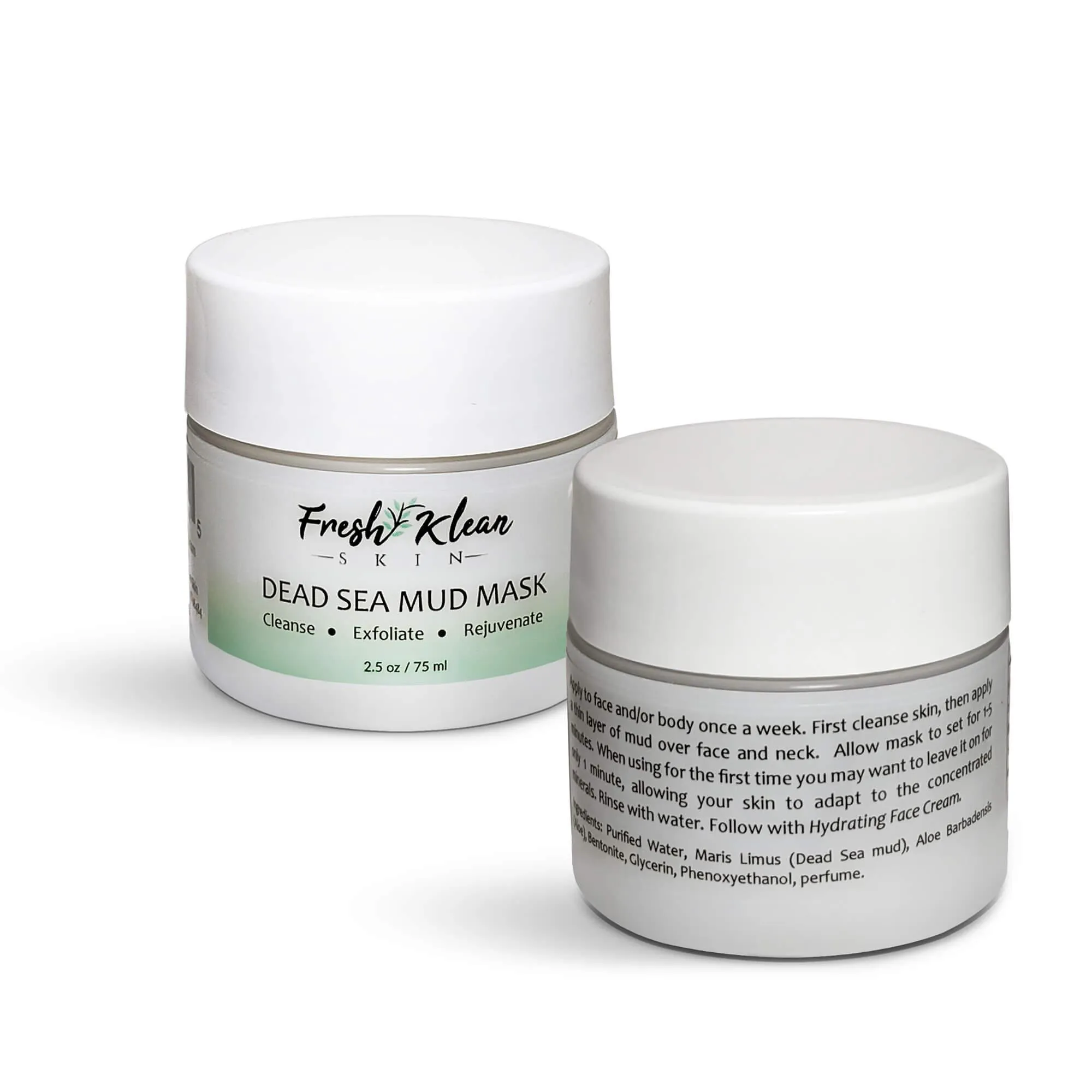 Fresh Klean Skin Dead Sea Mud Mask with Aloe 2.5oz