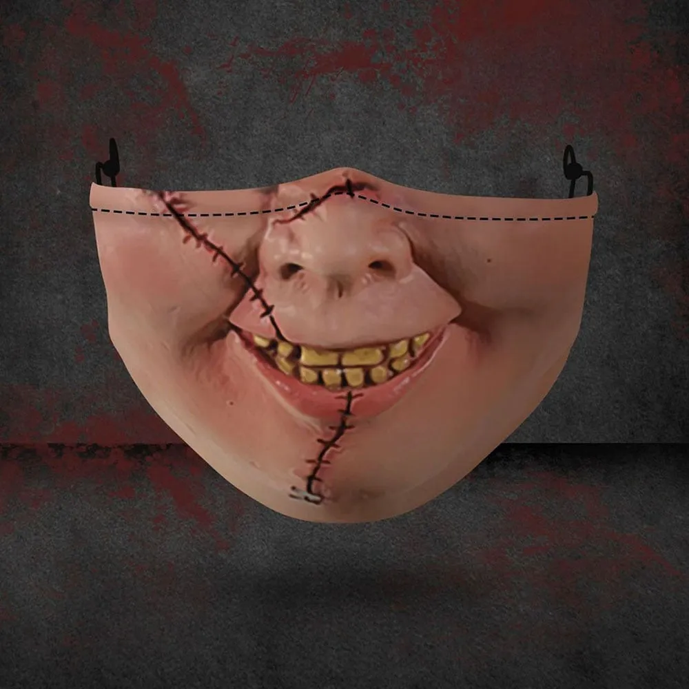 Funny Troll-Joker Masks Women Fashion Adult Mouth Clown Halloween Cosplay Party Reusable Washable Men Face DustProof Mouth Mask
