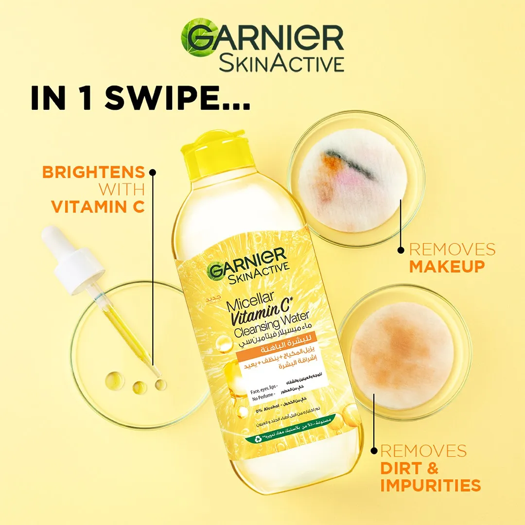 Garnier Micellar Brightening Cleanser Water with Vitamin C