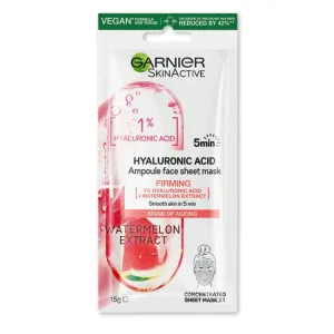 Garnier Skin Active Hyaluronic Acid Firming Ampoule Face Sheet Mask - Watermelon Extract